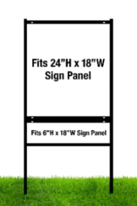 24 x 18 Single Rider Real Estate Sign Frame