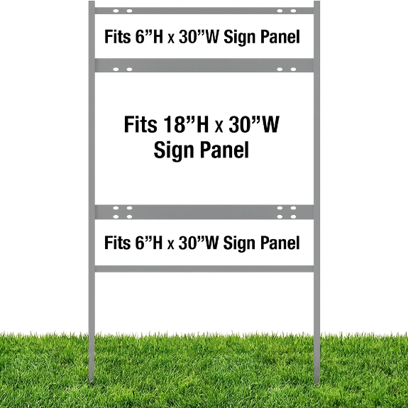 18 x 30 Double Rider Real Estate Sign Frame