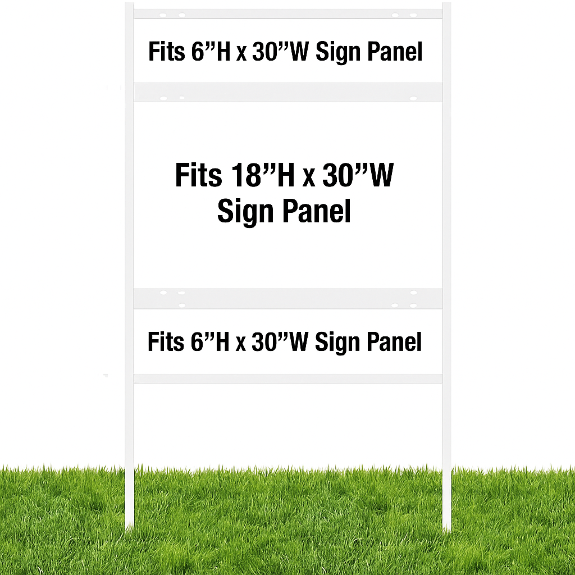 18 x 30 Double Rider Real Estate Sign Frame