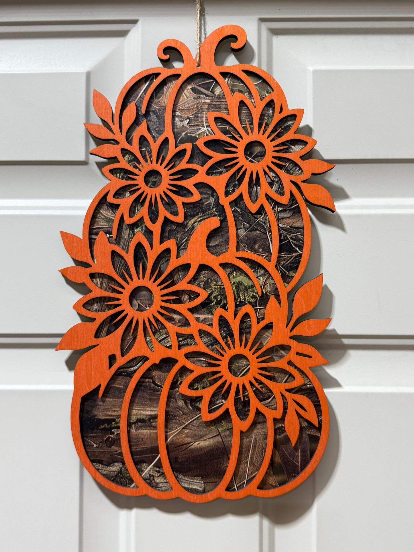 Pumpkin hanging decor
