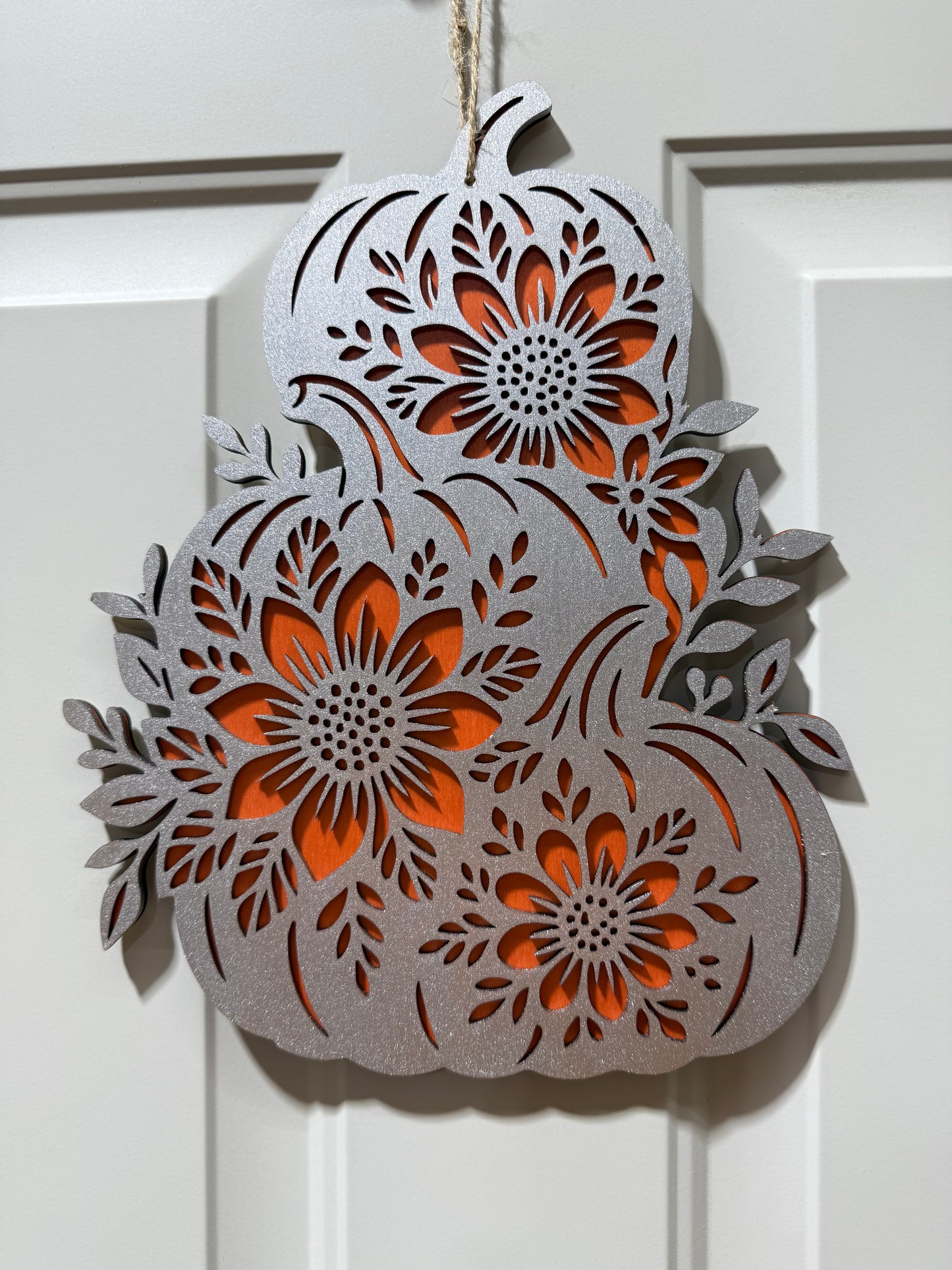 Pumpkin hanging decor