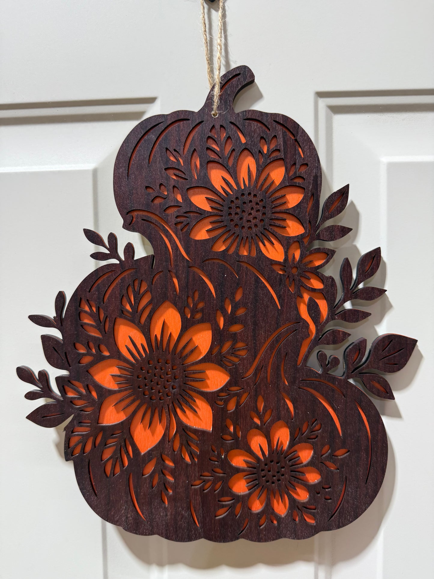 Pumpkin hanging decor