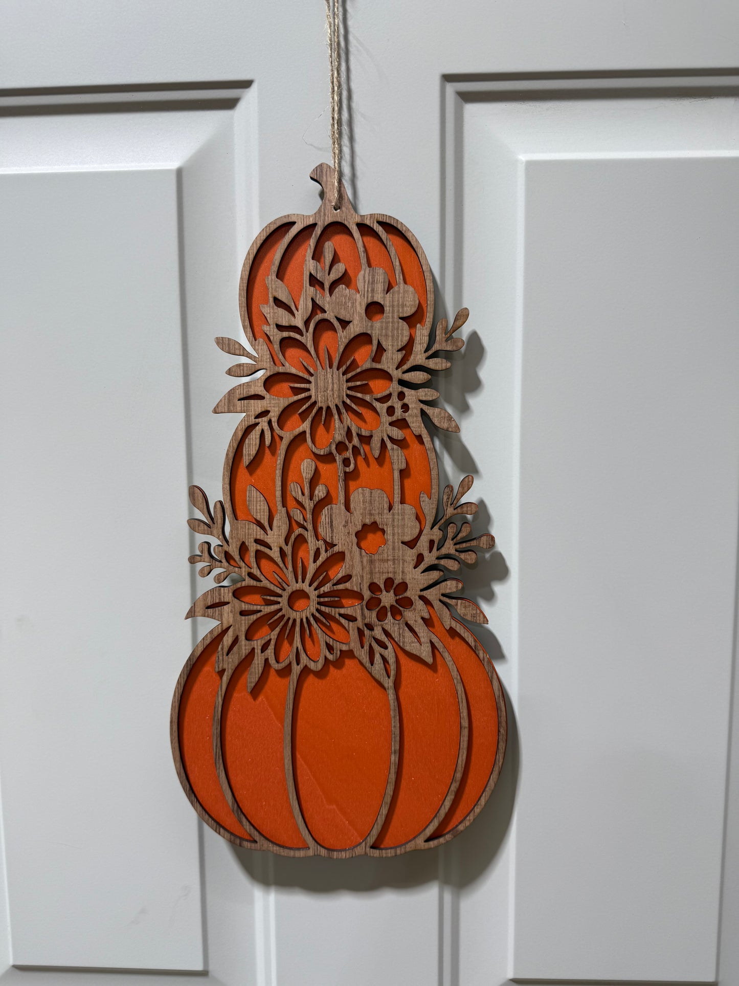 Pumpkin hanging decor