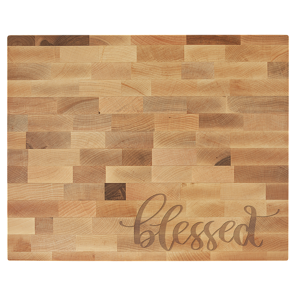 16" x 13" x 1 1/2" Maple Butcher Block Cutting Board