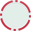 Red Classic style poker chip