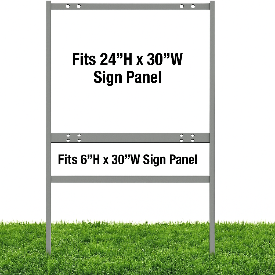 24 x 30 Single Rider Real Estate Sign Frame
