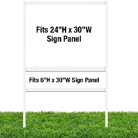 24 x 30 Single Rider Real Estate Sign Frame