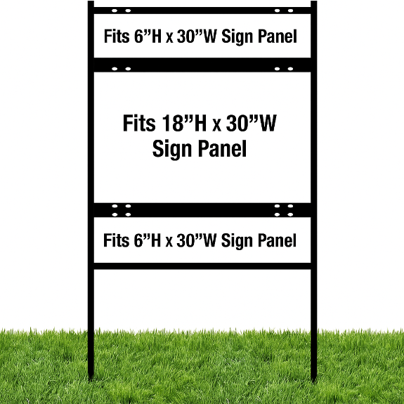18 x 30 Double Rider Real Estate Sign Frame