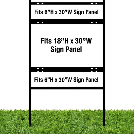 18 x 30 Double Rider Real Estate Sign Frame