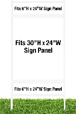 30 x 24 Double Rider Real Estate Sign Frame