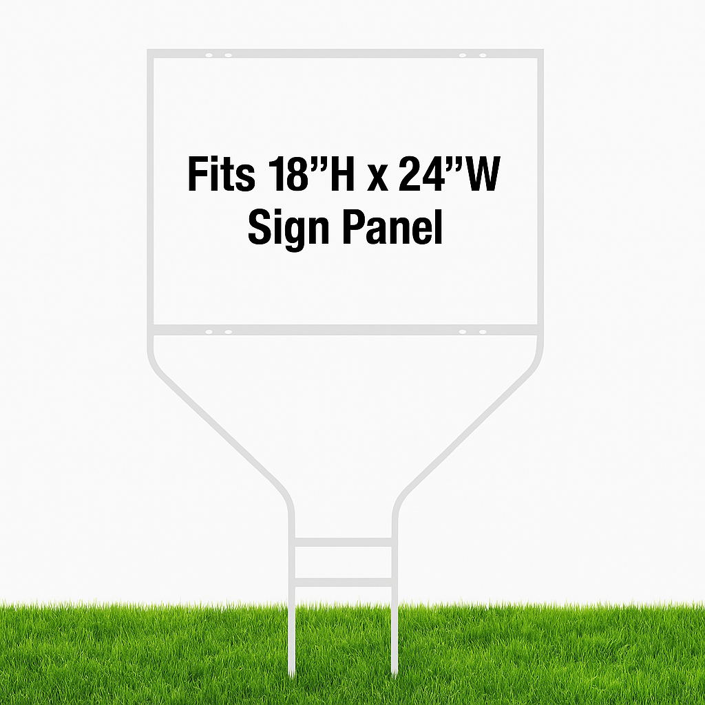 18 x 24 Round Rod Sign Frame