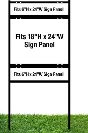 18 x 24 Slide-in Real Estate Sign Frame
