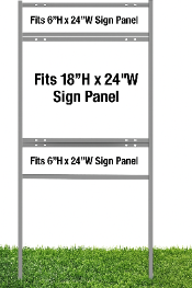 18 x 24 Slide-in Real Estate Sign Frame
