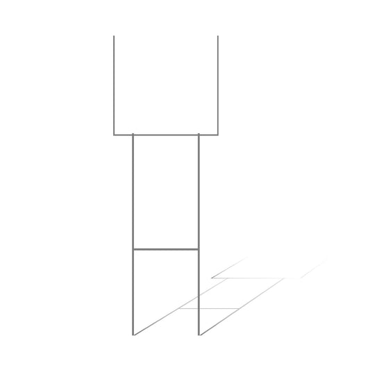 Metal Yard Sign Stake for Corrugated Plastic
