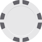 Gray 8 Stripe poker chip
