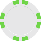 Neon Green 8 Stripe poker chip